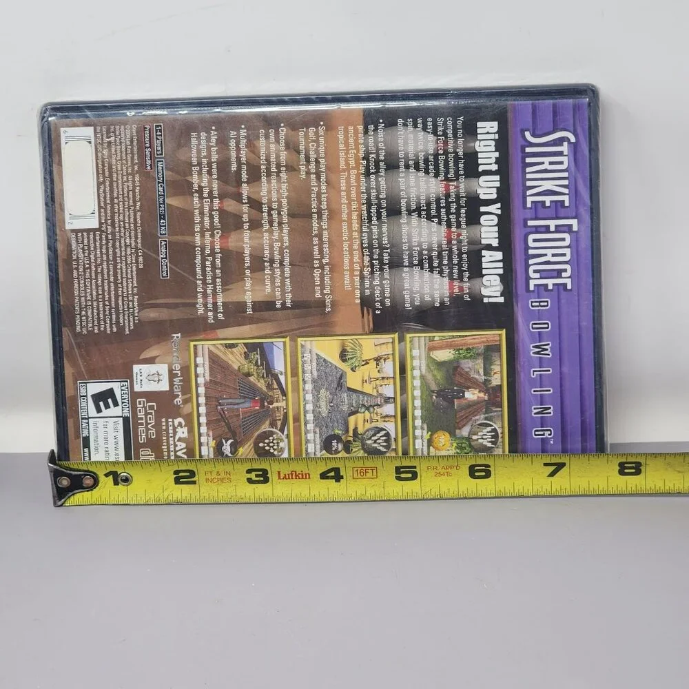 PlayStation 2 Strike Force Bowling Video Game New Sealed‎